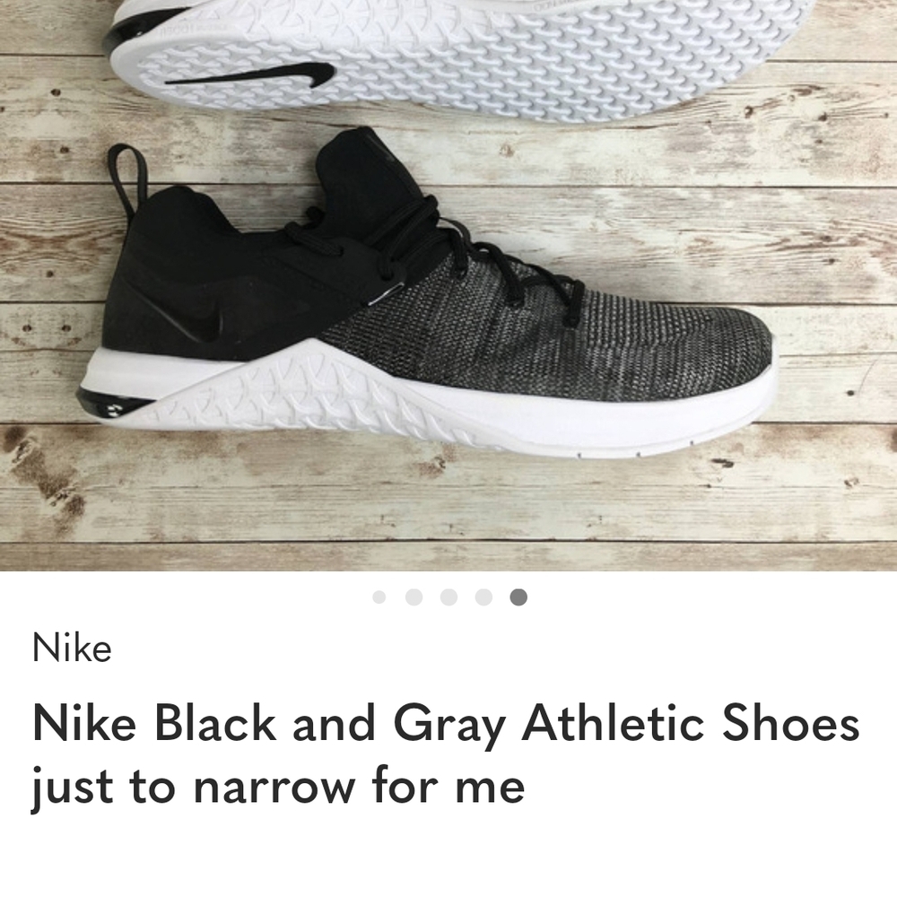 Nike Black and Gray Athletic Shoes